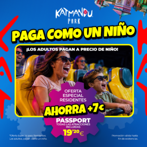 Paga como un niño en Katmandu Park Mallorca