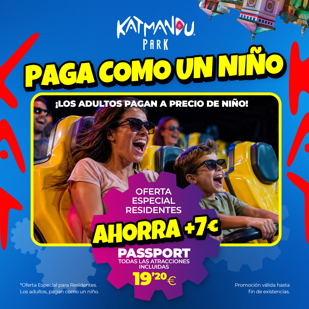 Paga como un niño en Katmandu Park Mallorca
